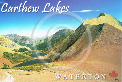 Waterton Carthew Lakes 4x6 Card