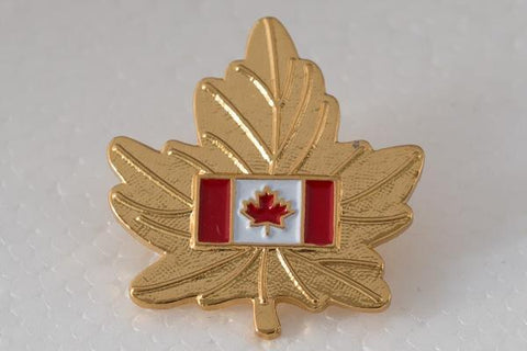 Maple Leaf Flag Lapel Pin