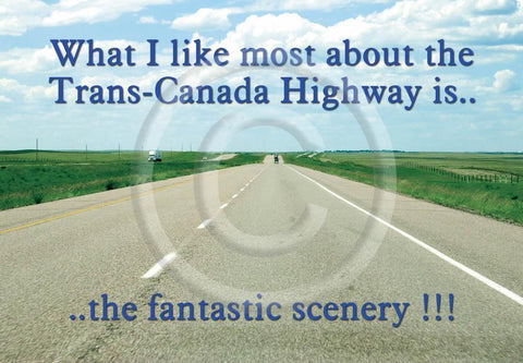 Trans Canada Highway 4x6 Card