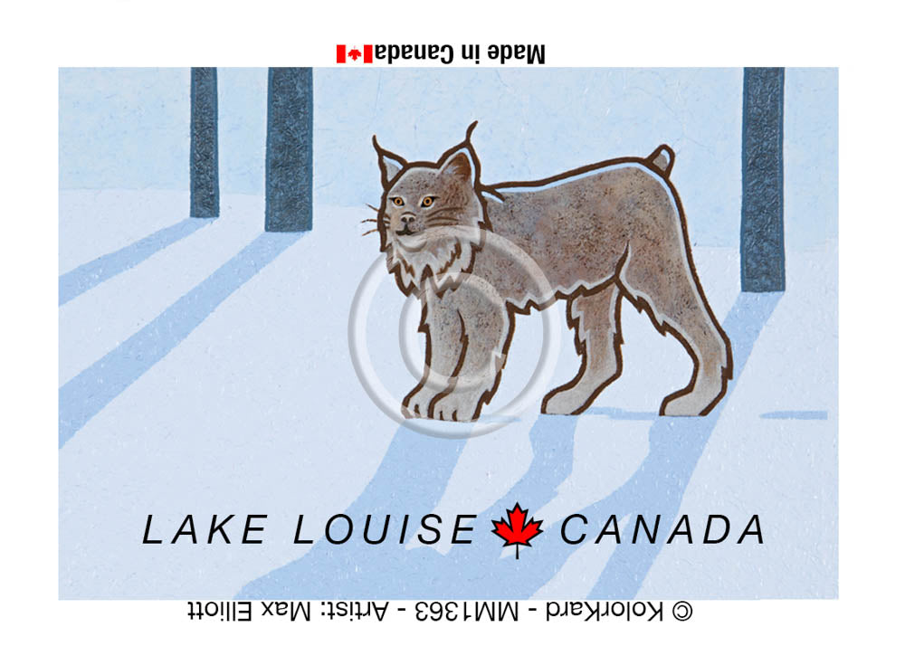Lynx Max Elliott Metal Magnet