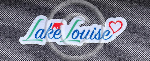 Lake Louise Love Sticker