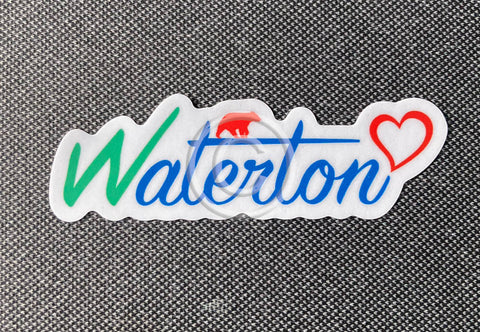 Waterton Love Sticker