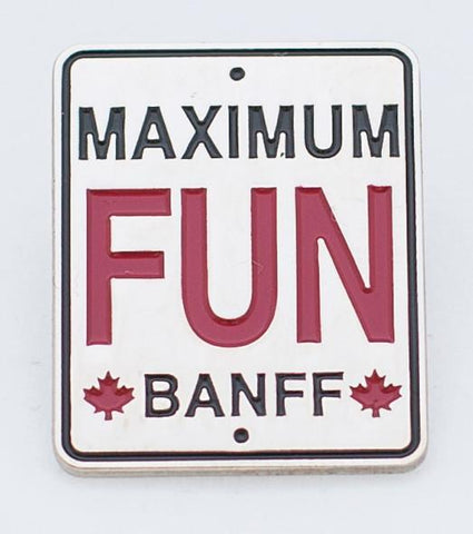 Maximum Fun Banff Lapel Pin