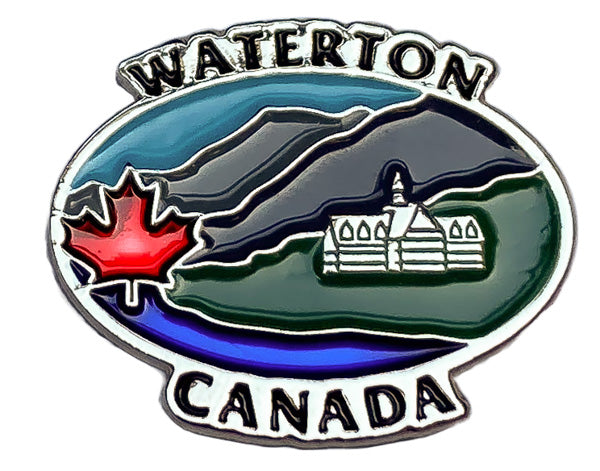 Waterton Lakes National Park, silver Lapel Pin