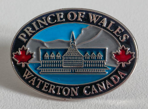 Prince of Wales Hotel Silver Lapel Pin