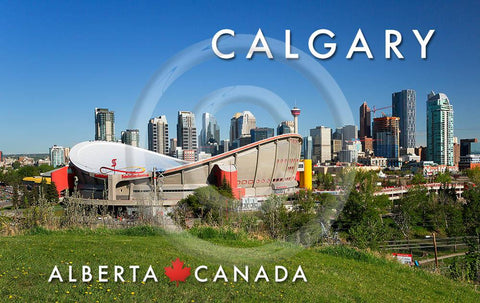 Calgary Saddledome Metal Magnet