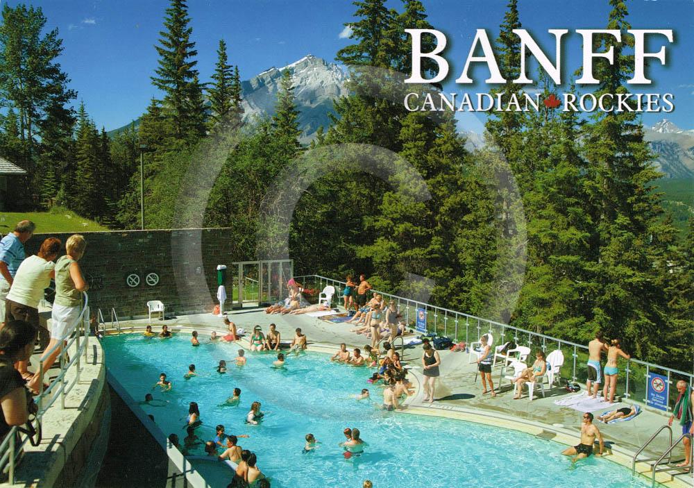 Banff Upper Hot Springs 5x7 Card