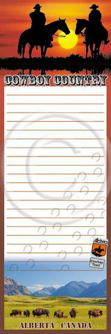 Cowboy Country Notepad