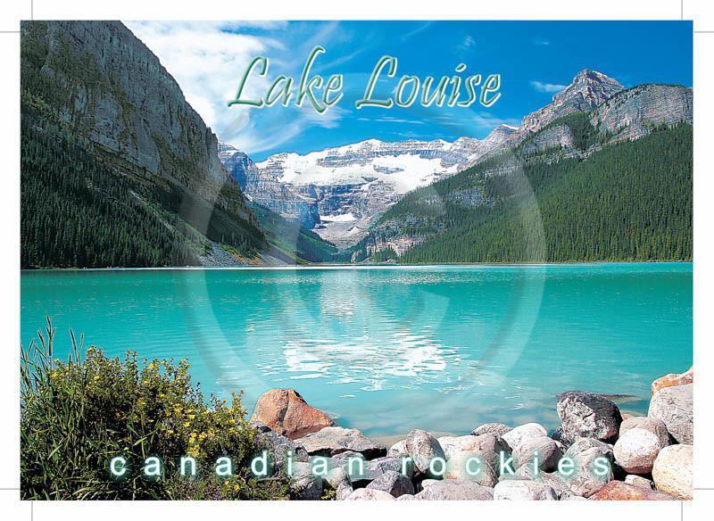 Lake Louise Rocks 5x7 Card – KolorKard Souvenirs