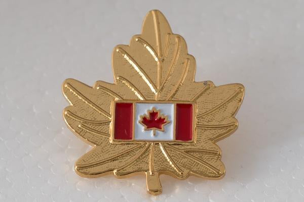 Maple Leaf Flag Lapel Pin