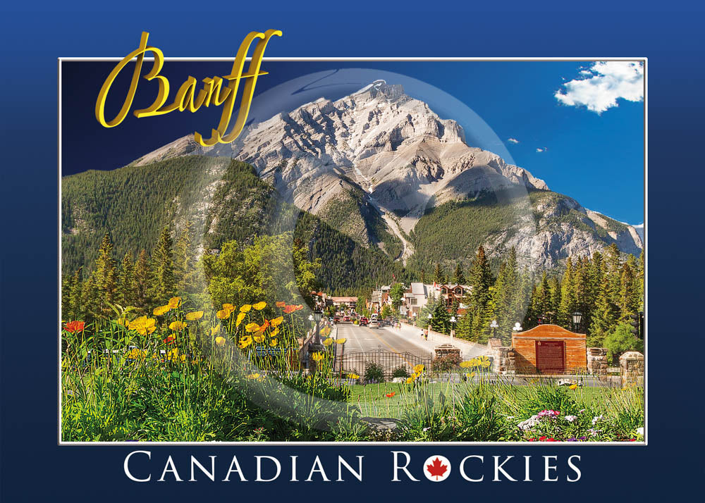 Banff Avenue 5x7 Card