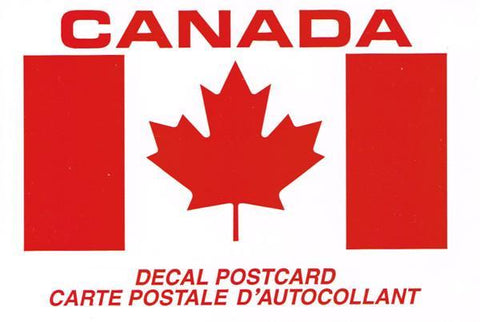 Canada Postcard Decal 4x6